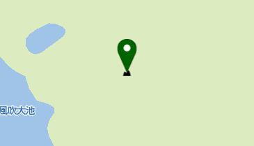 風吹岳の地図画像