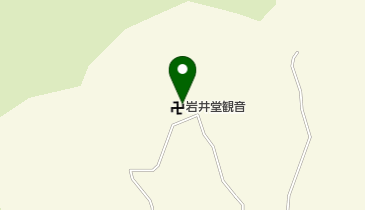 岩井堂渓谷の地図画像