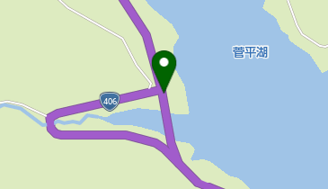 菅平ダム湖の地図画像