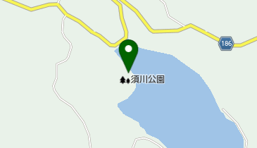 須川湖の地図画像
