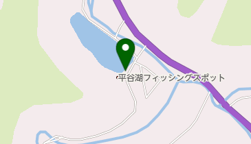 平谷湖の地図画像