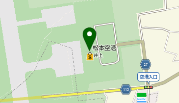 松本空港の地図画像