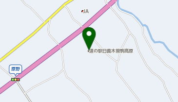 日義木曽駒高原の地図画像