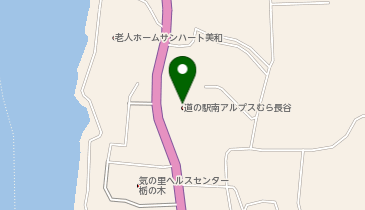 南アルプスむら長谷の地図画像