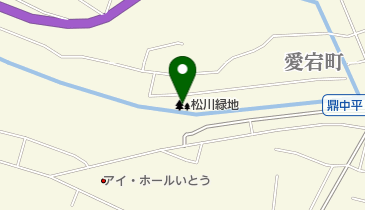 松川緑地の地図画像