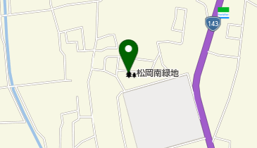 松岡南緑地の地図画像
