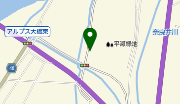 平瀬緑地の地図画像