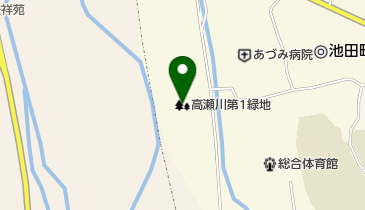 高瀬川第1緑地の地図画像