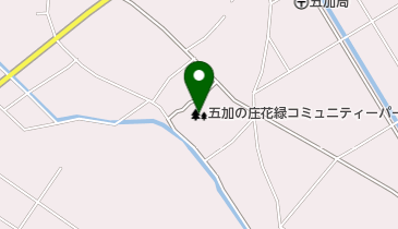 五加の庄花緑コミュニティーパークの地図画像