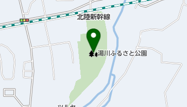 湯川ふるさと公園の地図画像