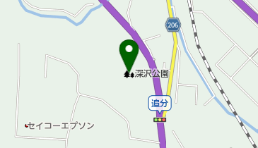 深沢公園の地図画像