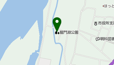 龍門淵公園の地図画像