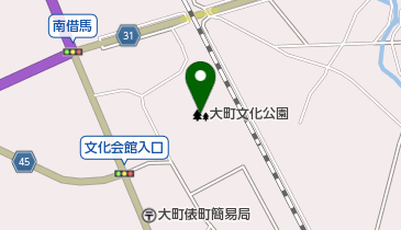大町文化公園の地図画像