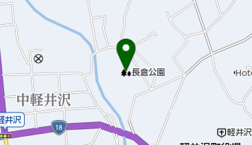 長倉公園の地図画像