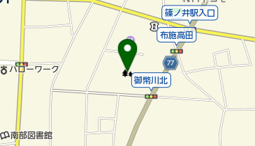 しののい公園の地図画像