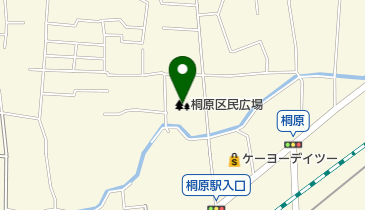 桐原区民広場の地図画像