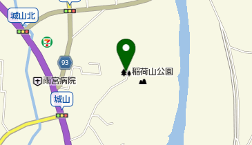 稲荷山公園の地図画像