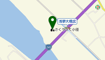 さくラさく小径の地図画像