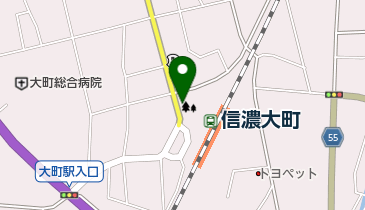 大町駅前広場公園の地図画像