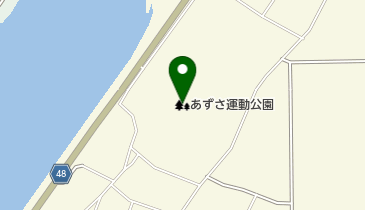 あずさ運動公園の地図画像