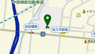 佐久市市民交流ひろばの地図画像