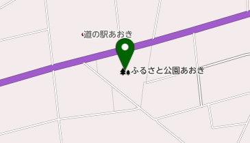 ふるさと公園あおきの地図画像