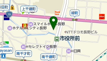 アニヴェルセル長野の地図画像