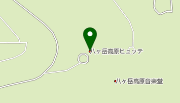 八ヶ岳高原ヒュッテの地図画像