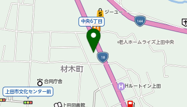 BMW上田の地図画像