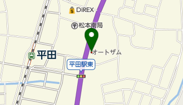 マツダオートザム松本ルート19の地図画像