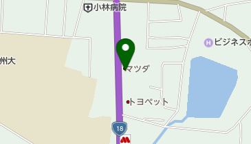 甲信マツダ上田店の地図画像