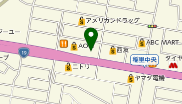 ジャパンレンタカー長野の地図画像