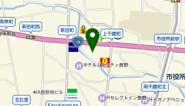 快活CLUB長野昭和通り店の地図画像