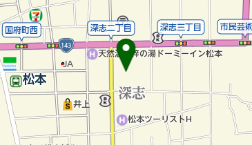 セントラルフィットネスクラブ24松本の地図画像