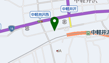 軽井沢サイクリングセンターの地図画像