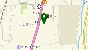 ゆず庵松本村井店の地図画像