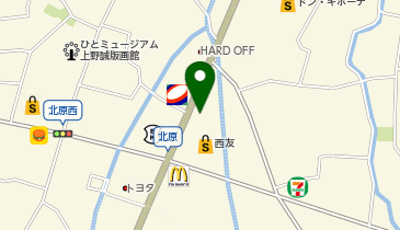 ゆず庵長野川中島店の地図画像