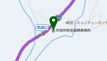 郡上市役所明宝振興事務所の地図画像