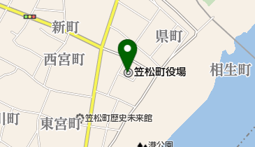 笠松町役場の地図画像