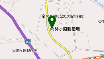 関ヶ原町役場の地図画像