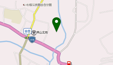 山県市役所美山支所の地図画像