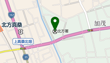 北方警察署の地図画像