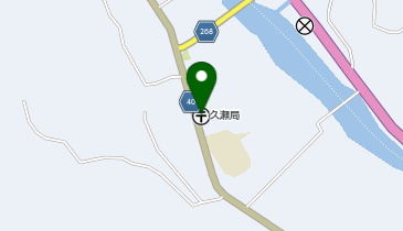 久瀬郵便局の地図画像