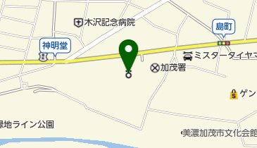 加茂保健所の地図画像