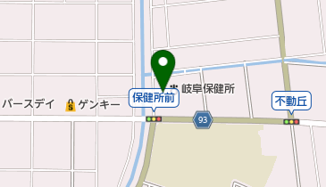 岐阜保健所の地図画像