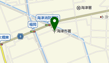 海津市消防本部海津市消防署の地図画像