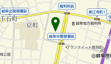 岐阜市消防本部の地図画像