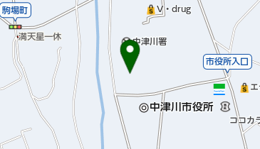 中津川市消防本部の地図画像