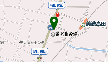 養老町消防本部の地図画像