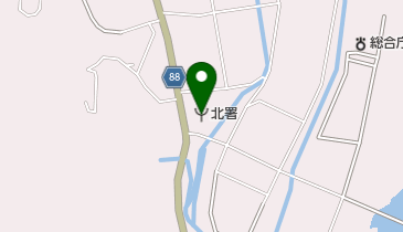 下呂市北消防署の地図画像